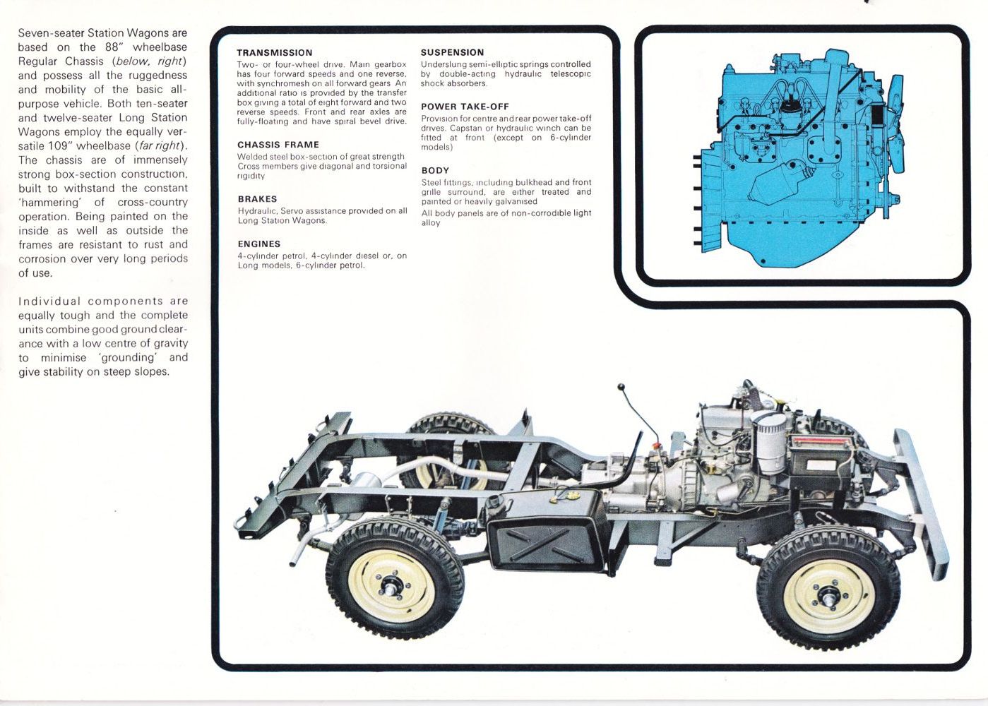 1972 Land Rover Series 3 brochure